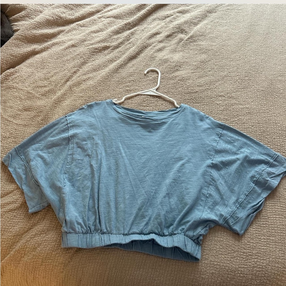 Blue Cropped Top